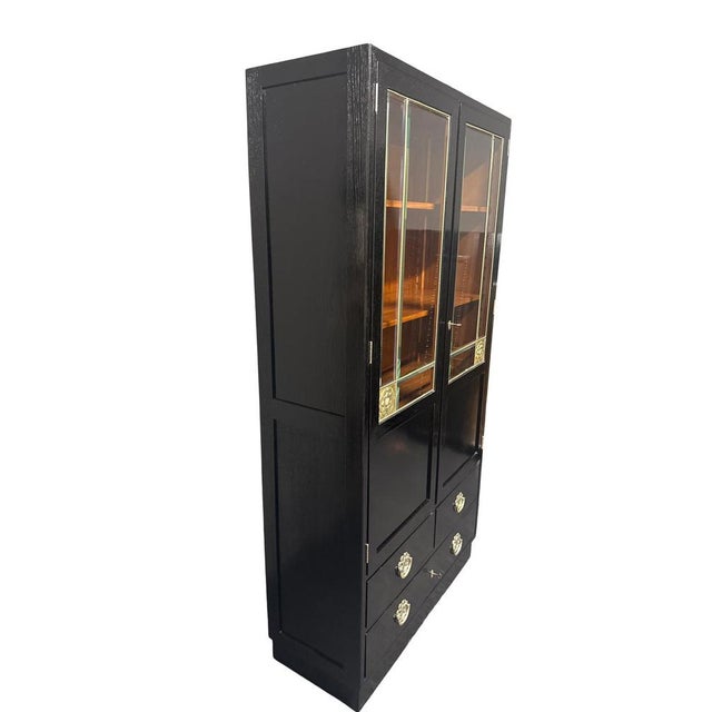 Original jugendstil – art deco -möbel original bücherkasten um 1910 nr 2349 ausführung: kunsttischlerei a. Nagel holzart:...