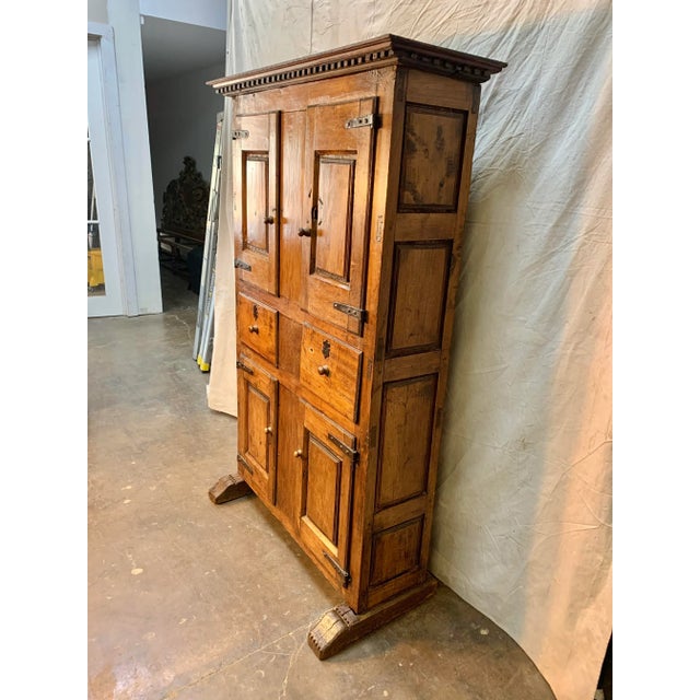 Rustic 17th Century Spanish Walnut Cabinet For Sale - Image 3 of 13