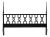 Hollywood Regency King Size Headboard For Sale