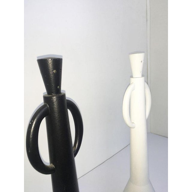 Postmodern Abstract Sculptures by Alessandro Guerriero Portabuono Qua, Italy, 1980s, Set of 2 For Sale - Image 12 of 18