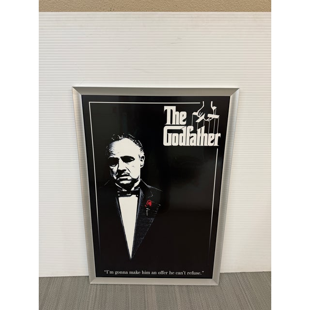2010s The Godfather Cinematic Movie Poster, Framed For Sale - Image 5 of 12