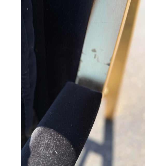 Black Worlds Away Cameron G Flat Bar Lounge Chair Pair For Sale - Image 8 of 10