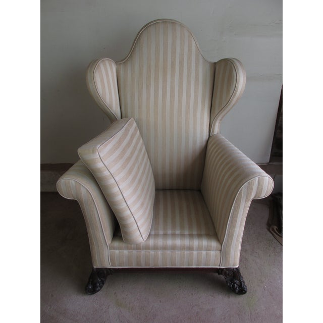 Antique 19th Century English Wingback Chair For Sale In New York - Image 6 of 12