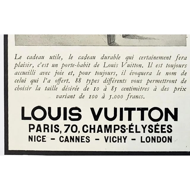 Art Deco French Art Deco Louis Vuitton Print-Travel Needs For Sale - Image 3 of 4