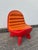 1990s Late 20th Century Disney Imagineering Space Mountain Fiberglass Resin Chair For Sale - Image 5 of 12