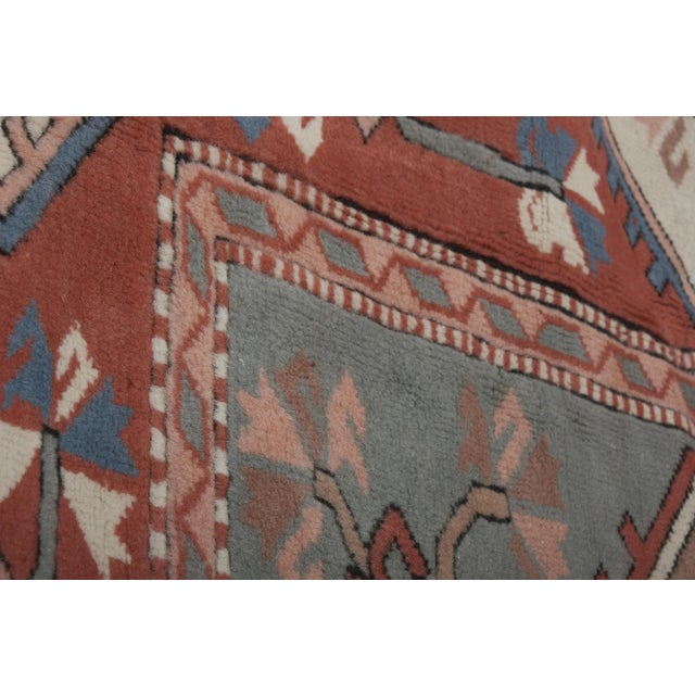 Vintage Turkish Milas Rug With Soft Color For Sale - Image 6 of 12
