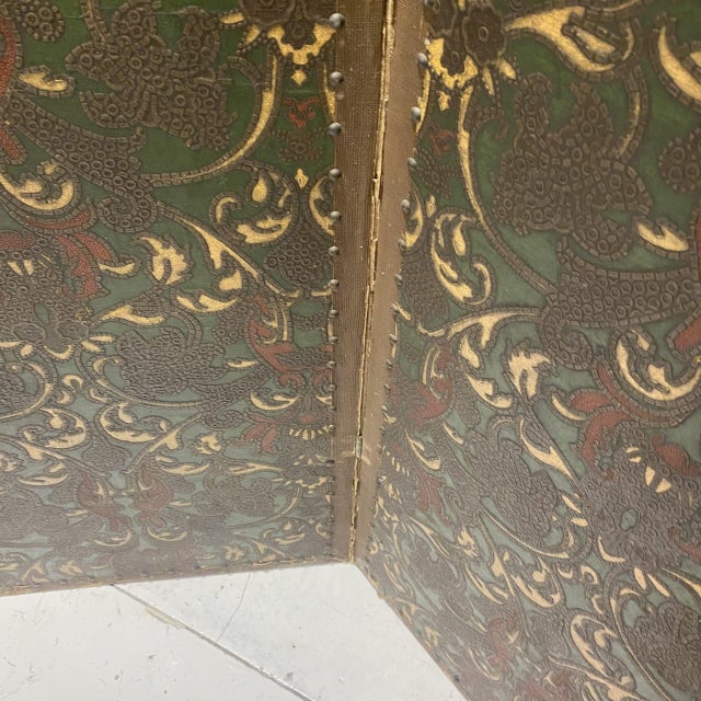 Antique Cordoban-Style Screen, 1800s For Sale - Image 4 of 7