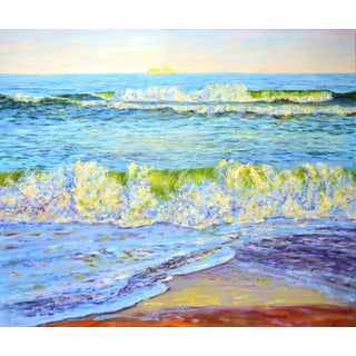 Seascape. Modern Original Painting. Iryna Kastsova For Sale