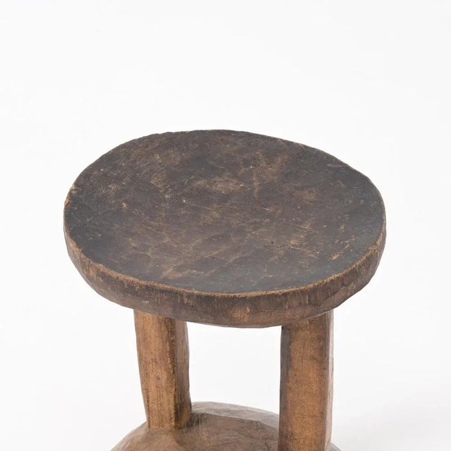 Vintage African Tribal Stool, 1950s For Sale - Image 16 of 17