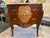 Wood 2000s Vintage French Provincial Walnut and Fruitwood Bombe Commode For Sale - Image 7 of 12