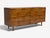 Edmund J Spence, Swedish Mid-Century Modern, Burled Maple, Rare "Wave" Dresser, 1950s Swedish modern double dresser or...