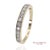 14k 585 Solid Yellow Gold Natural Diamond Band Ring, Size 8.75 For Sale In New York - Image 6 of 11