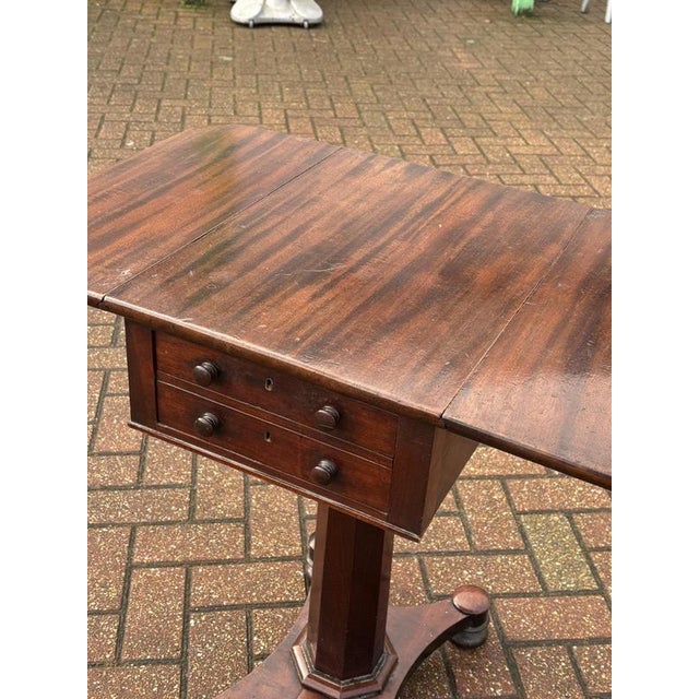 William IV Side Table in Mahogany For Sale - Image 10 of 14