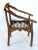 Early 20th Century Antique Handmade Wood Chair with Slat Seat For Sale - Image 5 of 13