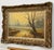 Misty Golden Yellow River Landscape with Winter Trees in the English Countryside Circa 1990 For Sale - Image 17 of 17