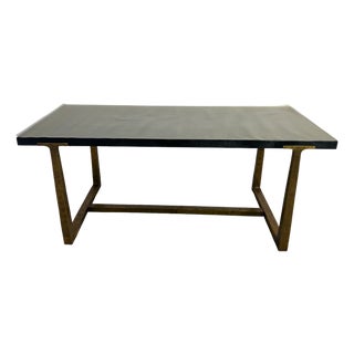 Restoration Hardware T-Brace Dining Table For Sale
