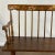 1970s Vintage Arts & Crafts Windsor Spindle Back Pine Bench. For Sale - Image 4 of 12