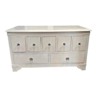 Vintage Shabby Chic Apothecary Coffee Table For Sale