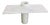 Console Table Loico Model in White Carrara Marble by Angelo Mangiarotti for Skipper, 1990s For Sale