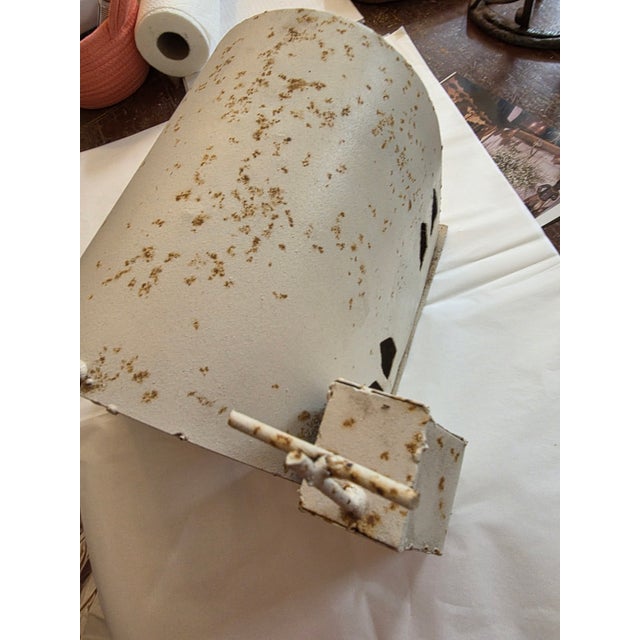 Folk Art Vintage Texas Folk Art Candle Lantern For Sale - Image 3 of 8