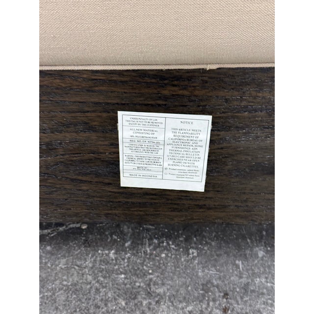 2020s Eastern King Size Brownstone Logan Headboard For Sale - Image 5 of 12