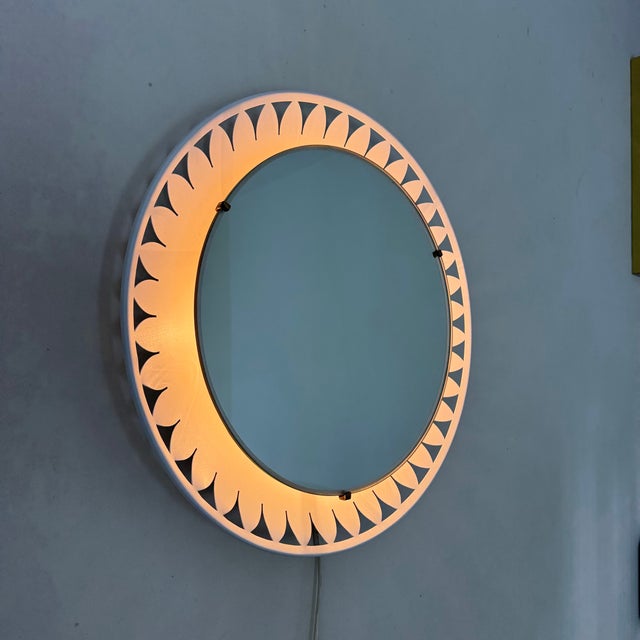 Illuminated Mirror by Ernest Igl for Hillebrand, 1970s For Sale - Image 13 of 18