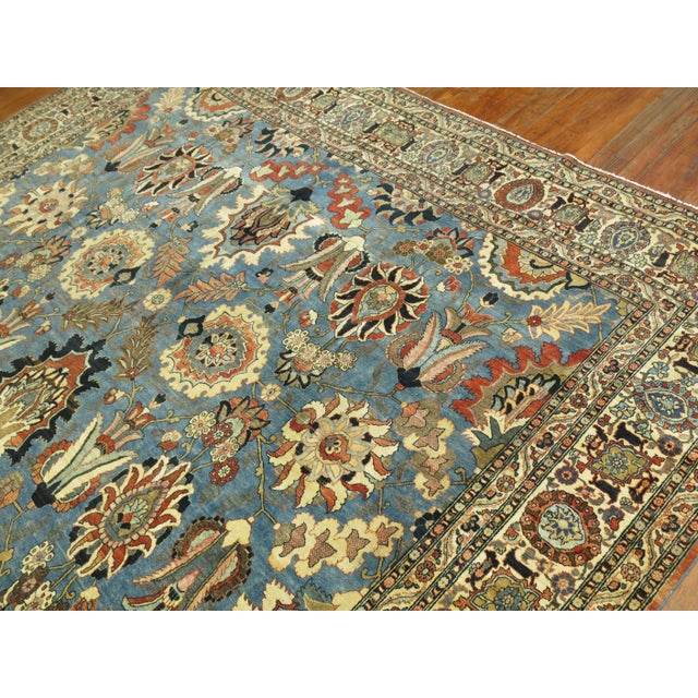 Contemporary Zabihi Collection Antique Persian Tabriz Carpet For Sale - Image 3 of 18