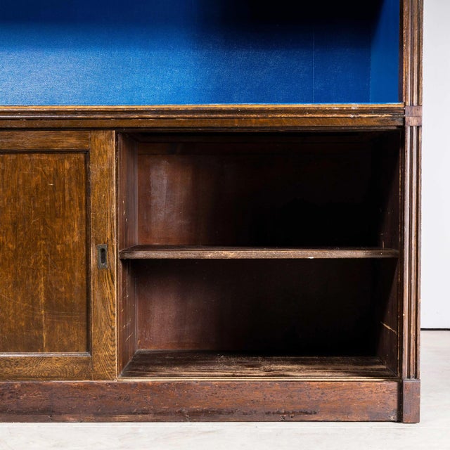 1940’s english oak library shelving cabinet – shelved storage. Sourced in yorkshire this is a good sized practical piece...