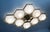 Metal 21st Century Hive Satin Brass Glossy Gray Murano Flush Mount by Fabio LTD For Sale - Image 7 of 9