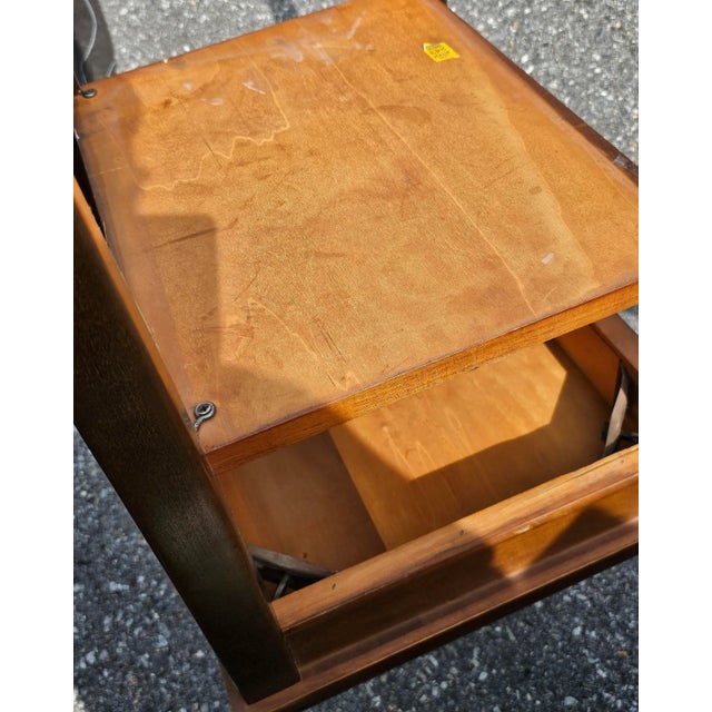 20th Century Walnut Two-Tier Side Table or Stand For Sale In Washington DC - Image 6 of 6