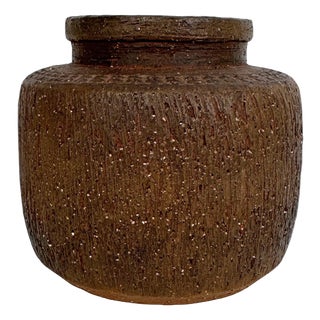 Sculptural Stoneware Vase by Harry Tusbo, Denmark, 1970s For Sale