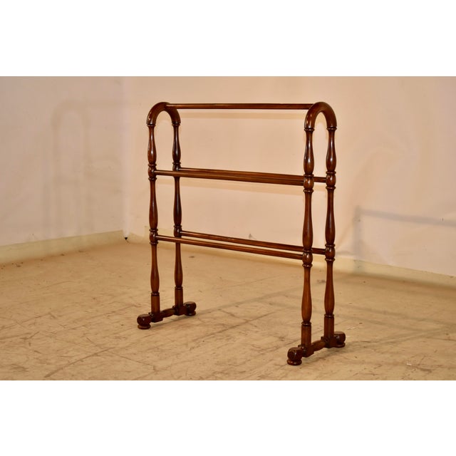 19th Century 19th Century English Pine Blanket Stand For Sale - Image 5 of 7