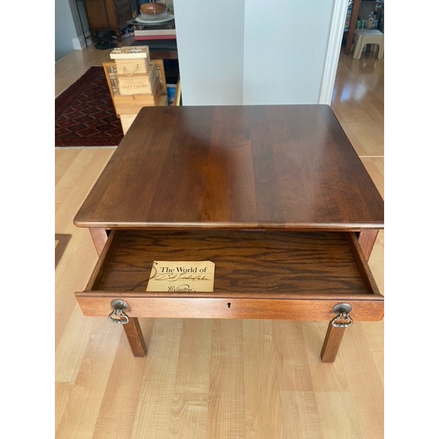 1980s 1980s Bob Timberlake Cherry End Table With 3 Drawers For Sale - Image 5 of 7