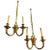 Dore Bronze Sconces Having Horned Bacchus Masks in Louis XVI Style - a Pair For Sale