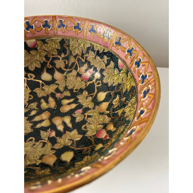 Japanese Late 20th Century Porcelain Royal Satsuma Decorative Bowl For Sale - Image 3 of 9