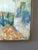 Textile Mid-Century Modern "Rustic Houses" Vintage Swedish Landscape Oil Painting, Framed For Sale - Image 7 of 12