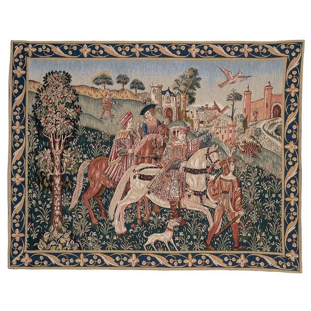 Originally woven in the Loire Valley in France, this early sixteenth century tapestry now hangs in the Cluny Museum in...