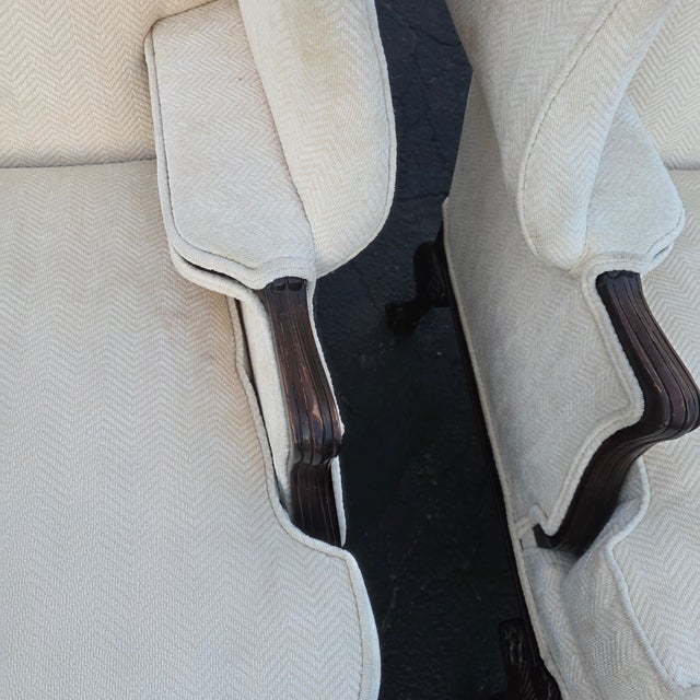 Vintage Harden Furniture Normandie Wing Chairs, Set of 4 For Sale - Image 16 of 17