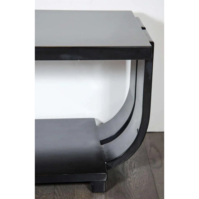 Art Deco Art Deco Two-Tier Cocktail Table by Modernage For Sale - Image 3 of 6