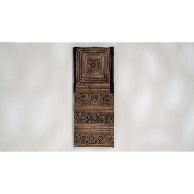 Early 20th Century China Tan Textile Wall Hanging For Sale - Image 12 of 15