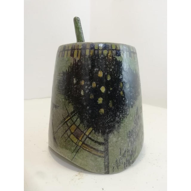 Vase with Lid by Carlo Zauli, 1950s For Sale - Image 4 of 18