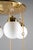 Art Deco Chandelier with Opal Glass Shades, Vienna, 1920s For Sale - Image 12 of 18