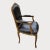 Vintage Chateau d'Ax Louis XV Style Bergère Arm Chair For Sale - Image 4 of 7