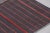 Contemporary Rug & Kilim’s Contemporary India Dhurrie Rug in Gray and Red Geometric Stripes For Sale - Image 3 of 9