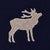 Farmhouse SAMPLE - Schumacher Caribou Embroidery Fabric In Navy For Sale - Image 3 of 4