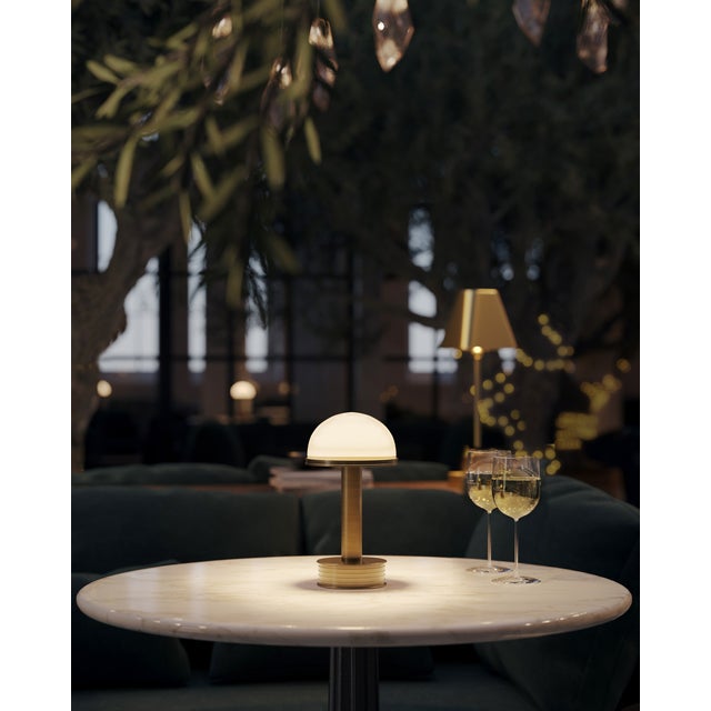 The Promenade Brass Cordless Table Lamp will wander with you wherever you need an ambient light source. At just 10 inches...