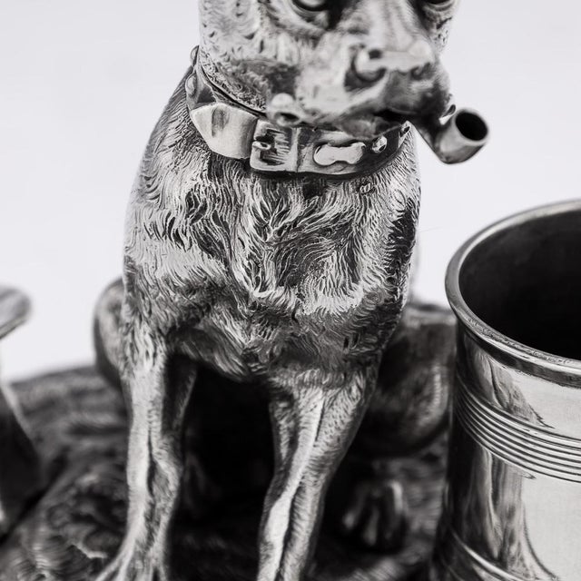 19th Century Victorian Silver Smoking Compendium from James Hennell, 1880s For Sale - Image 15 of 18