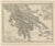 Map of Greece and the Ionian Islands, 1847 For Sale