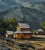 This artwork titled "Ponderosa California" c.1950 is an oil painting on canvas by noted California artist Clifford Holmes...
