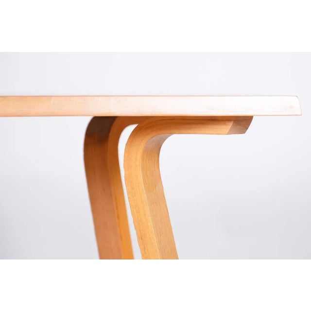 Small Mid-Century Oak Side Table attributed to Ludvik Volak, 1960s For Sale - Image 6 of 8